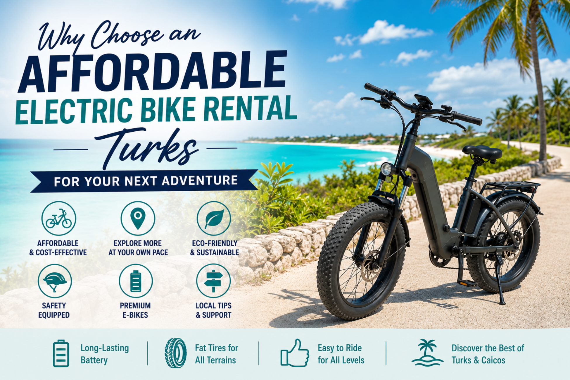 Affordable Electric Bike Rental Turks